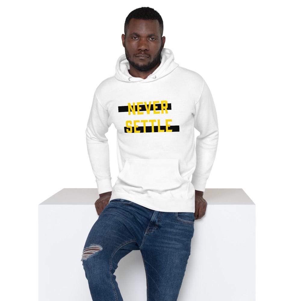 Never Settle Statement Unisex Hoodie Hoodie A Moment Of Now Women’s Boutique Clothing Online Lifestyle Store