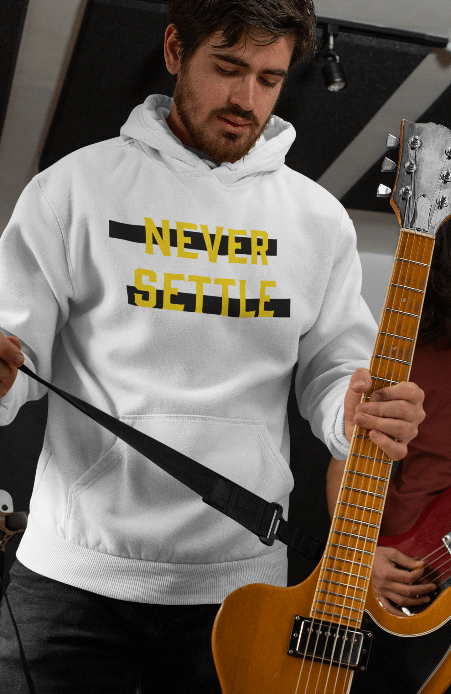 Shop Never Settle Statement Unisex Hoodie, Hoodie, USA Boutique
