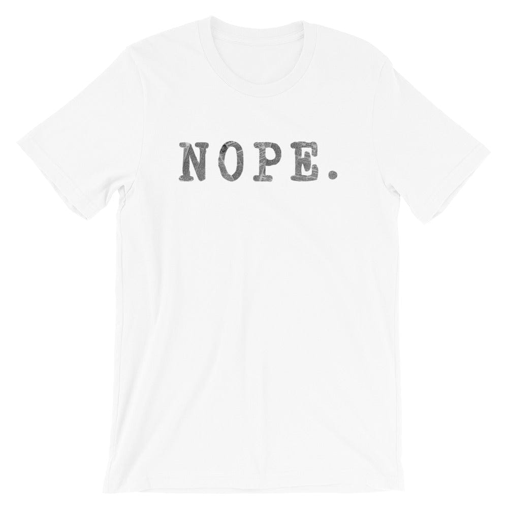 NOPE. Short-Sleeve Unisex T-Shirt Clothing T-shirts A Moment Of Now Women’s Boutique Clothing Online Lifestyle Store