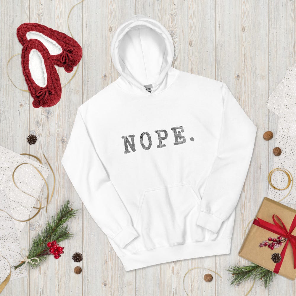 Nope. Unisex Hoodie, A Moment Of Now, $ 41.24