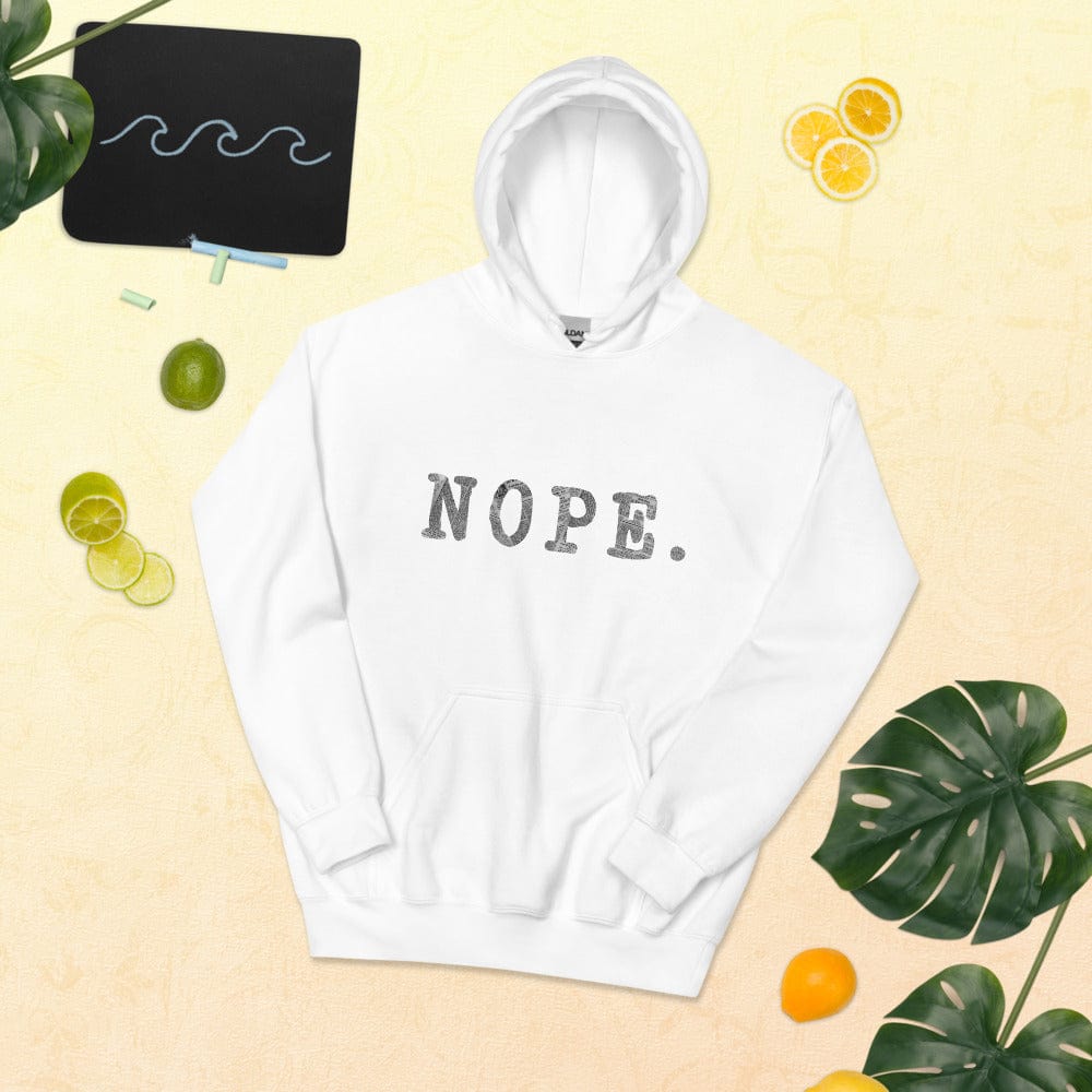 Nope. Unisex Hoodie, A Moment Of Now, $ 41.24