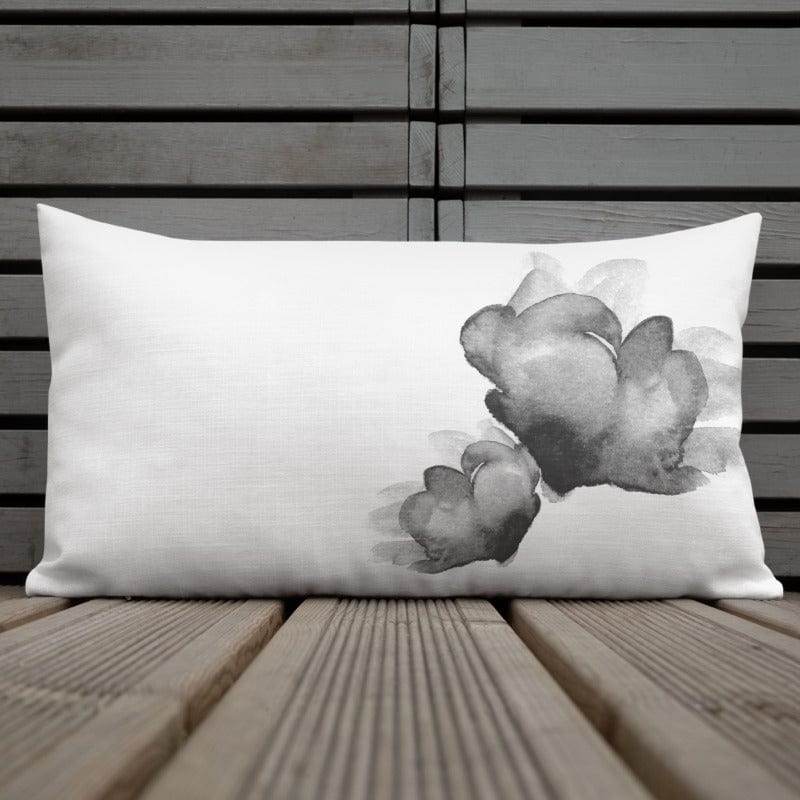 Nordic Black Floral Decorative Lumbar Pillow Case Pillow Case A Moment Of Now Women’s Boutique Clothing Online Lifestyle Store