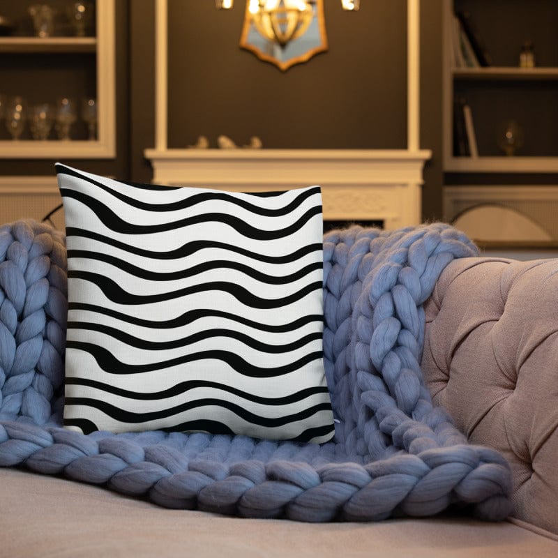Shop Nordic Wavy Pattern Pillow Accent Cushion, Pillows, USA Boutique