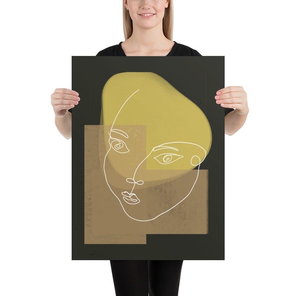 Odette Abstract Shape and Line Minimal Modern Art Matte Poster, A Moment Of Now, $ 39.00