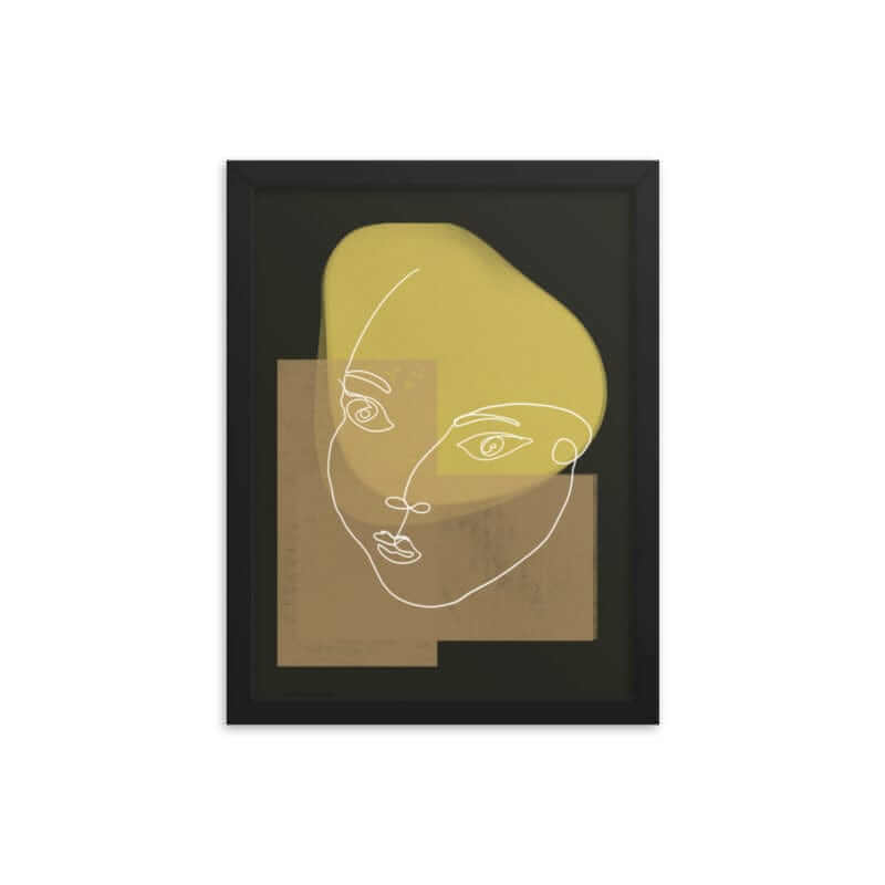 Odette Abstract Shape and Line Minimal Modern Art Matte Poster, Poster, $ 33.00, A Moment Of Now™