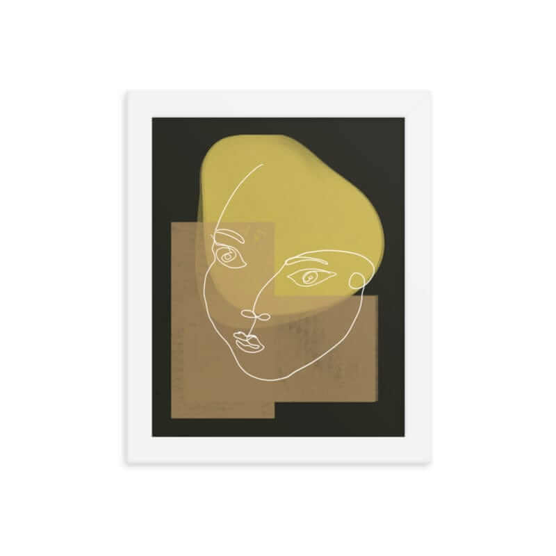 Odette Abstract Shape and Line Minimal Modern Art Matte Poster, Poster, $ 33.00, A Moment Of Now™