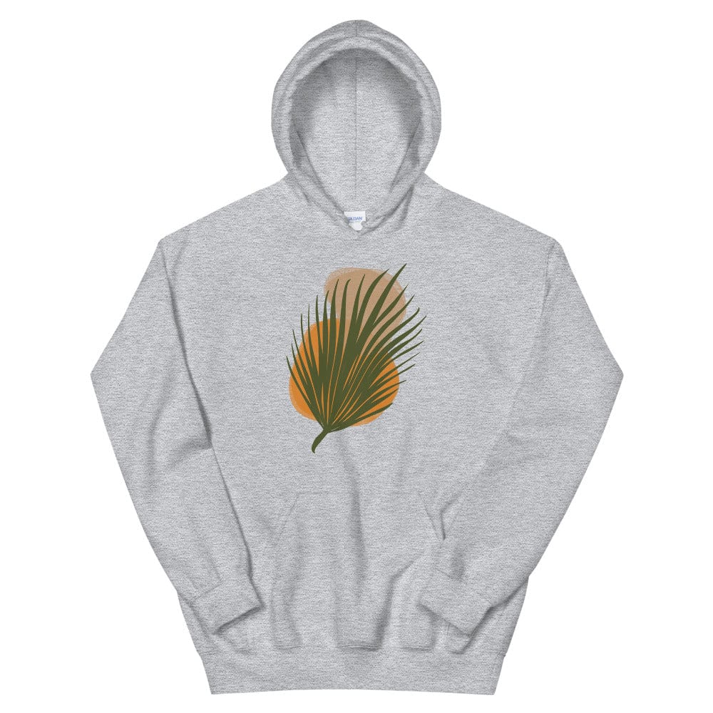 Shop Palm Leaf and Stones abstract Art Graphic Unisex Hoodie, Hoodie, USA Boutique
