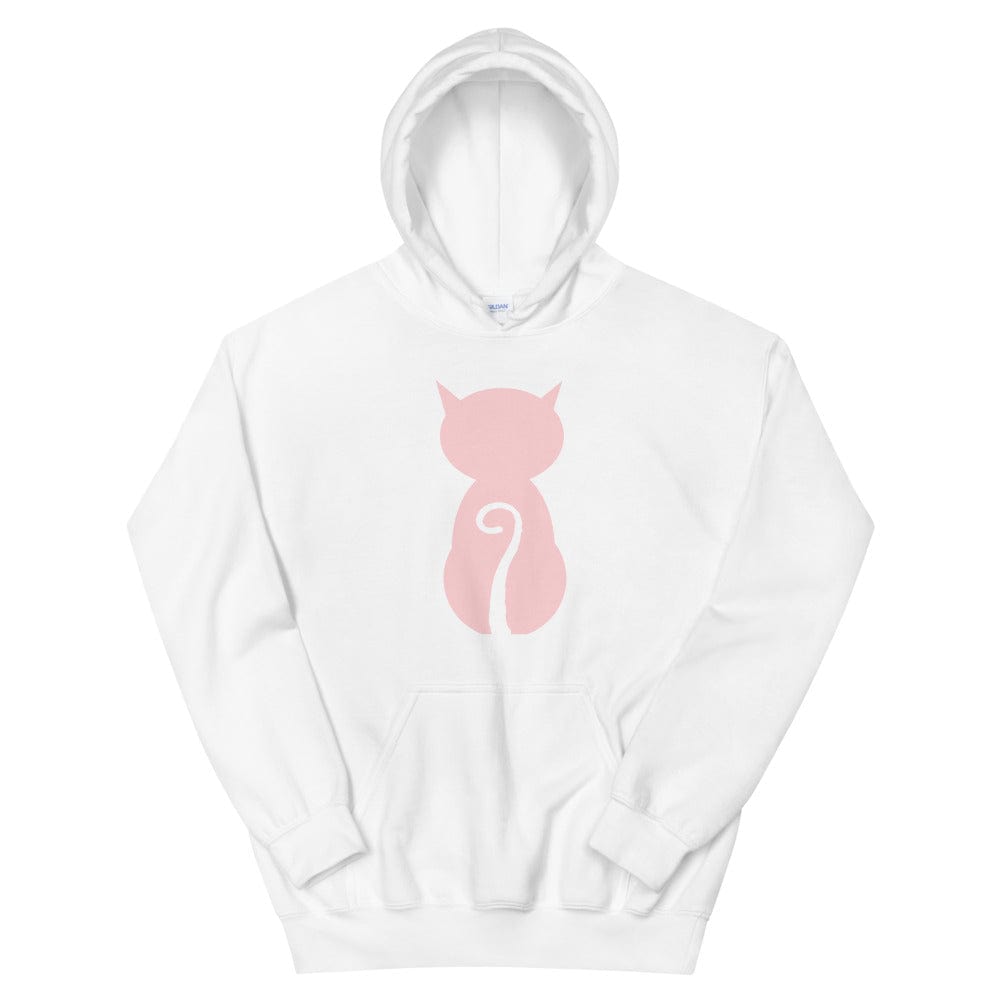 Shop Pink Cat and It's Tail Unisex Hoodie, Hoodie, USA Boutique