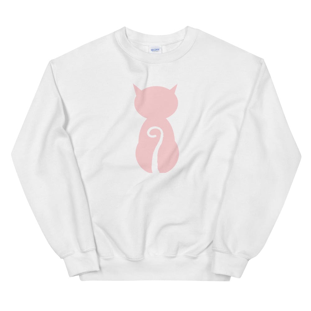 Shop Pink Cat and it's Tail Unisex Sweatshirt, sweatshirts, USA Boutique