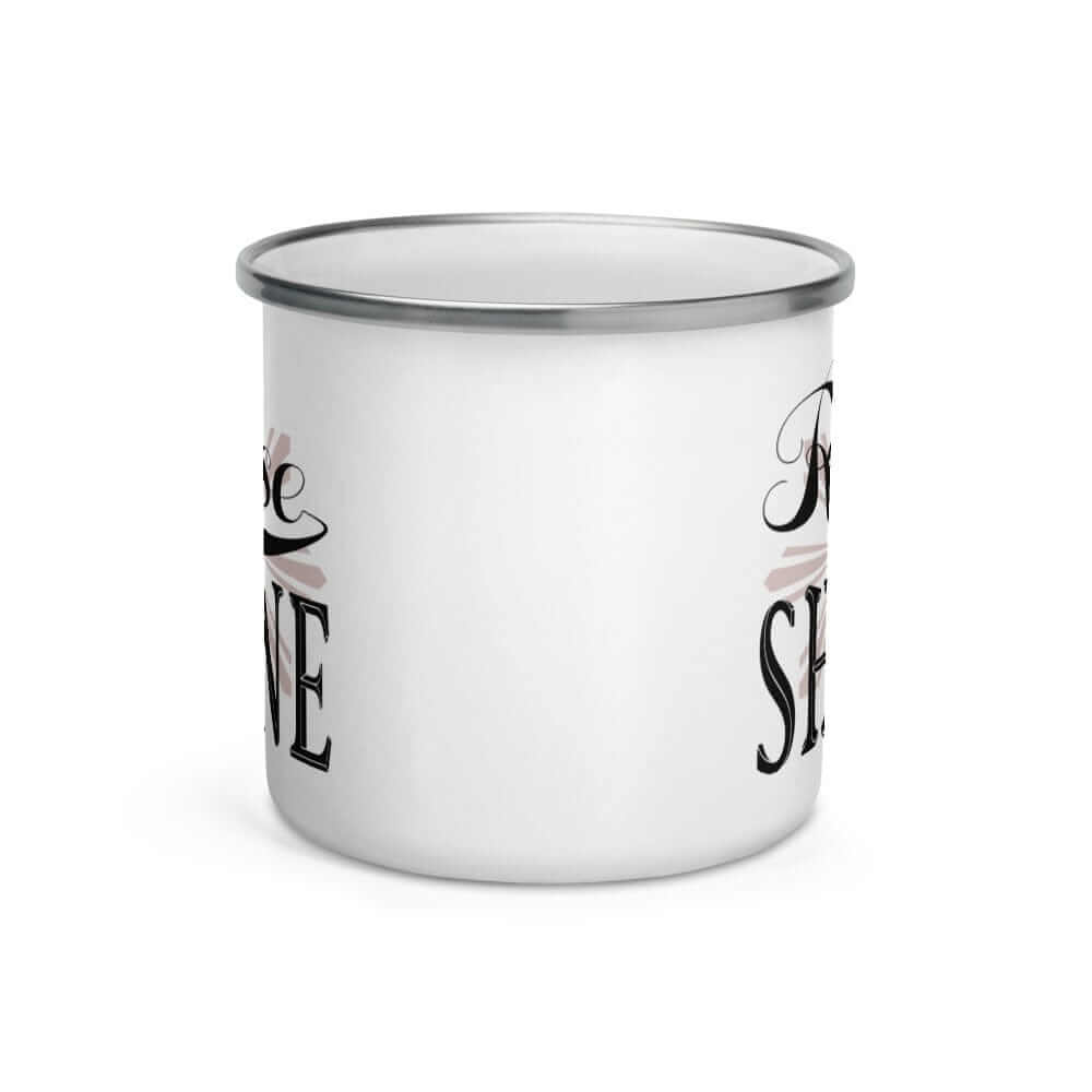 Rise and Shine Coffee Tea Enamel Cup Mug, Mug, $ 27.50, A Moment Of Now™