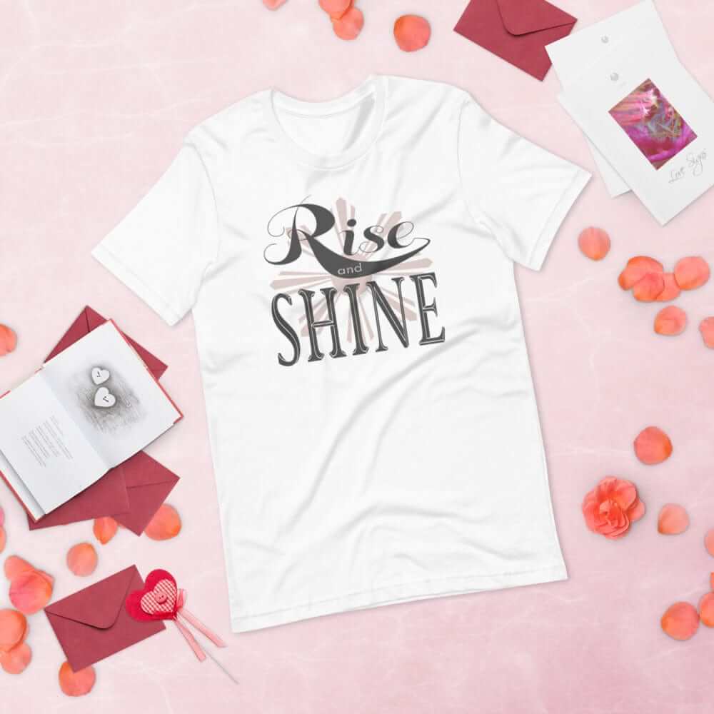 Rise and Shine Inspirational Short-Sleeve Unisex T-Shirt, T-shirts, $ 39.00, A Moment Of Now™