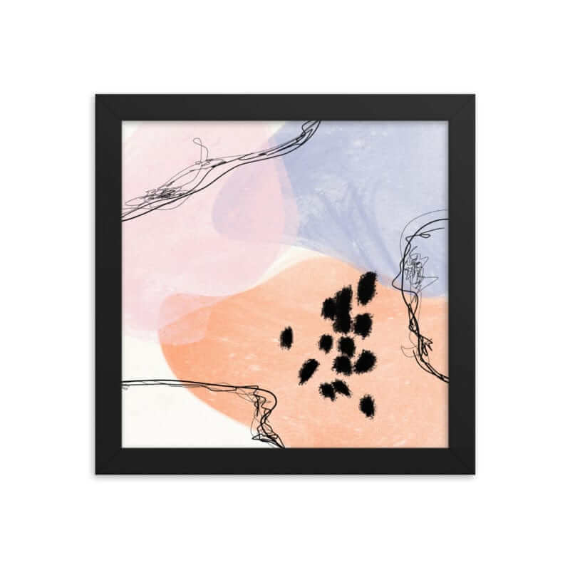 Roseline Abstract Modern Minimal Shape & Line Art Matte Poster, Poster, $ 22.50, A Moment Of Now™