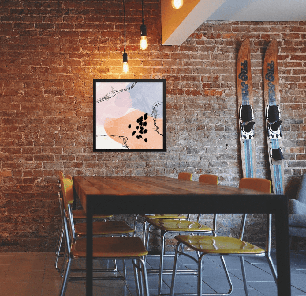 Roseline Abstract Modern Minimal Shape & Line Art Matte Poster, Poster, $ 22.50, A Moment Of Now™