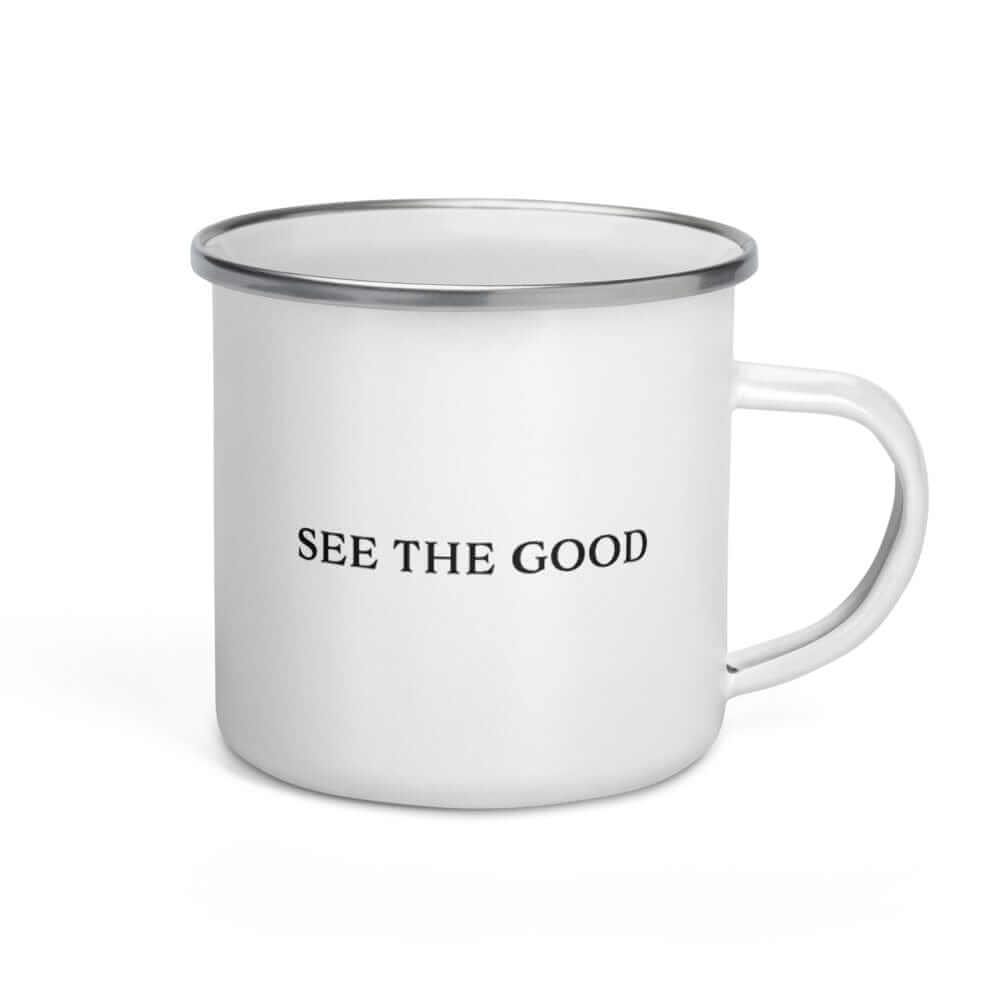 See The Good Positive Mindset Mindfulness Hygge Lifestyle Enamel Coffee Tea Cup Mug, Mug, $ 27.50, A Moment Of Now™