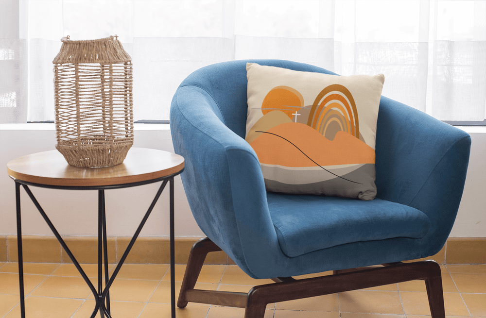 Sha Tin Abstract Art Scenery Decorative Throw Pillow Cushion, Pillow, $ 64.50, A Moment Of Now™