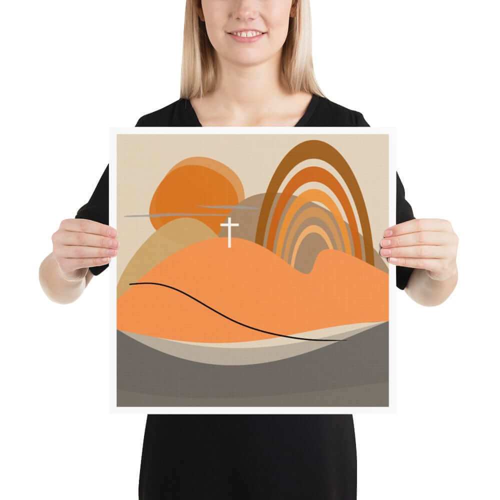Sha Tin Abstract Shape & Line Modern Art Matte Poster, Poster, $ 38.00, A Moment Of Now™