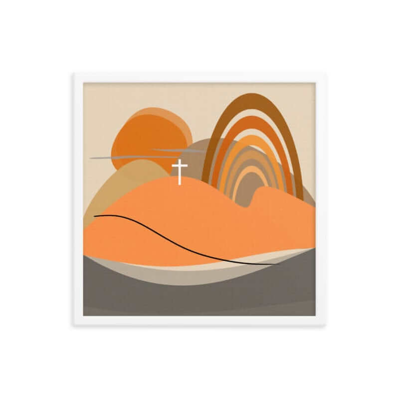 Sha Tin Abstract Shape & Line Modern Art Matte Poster, Poster, $ 26.00, A Moment Of Now™