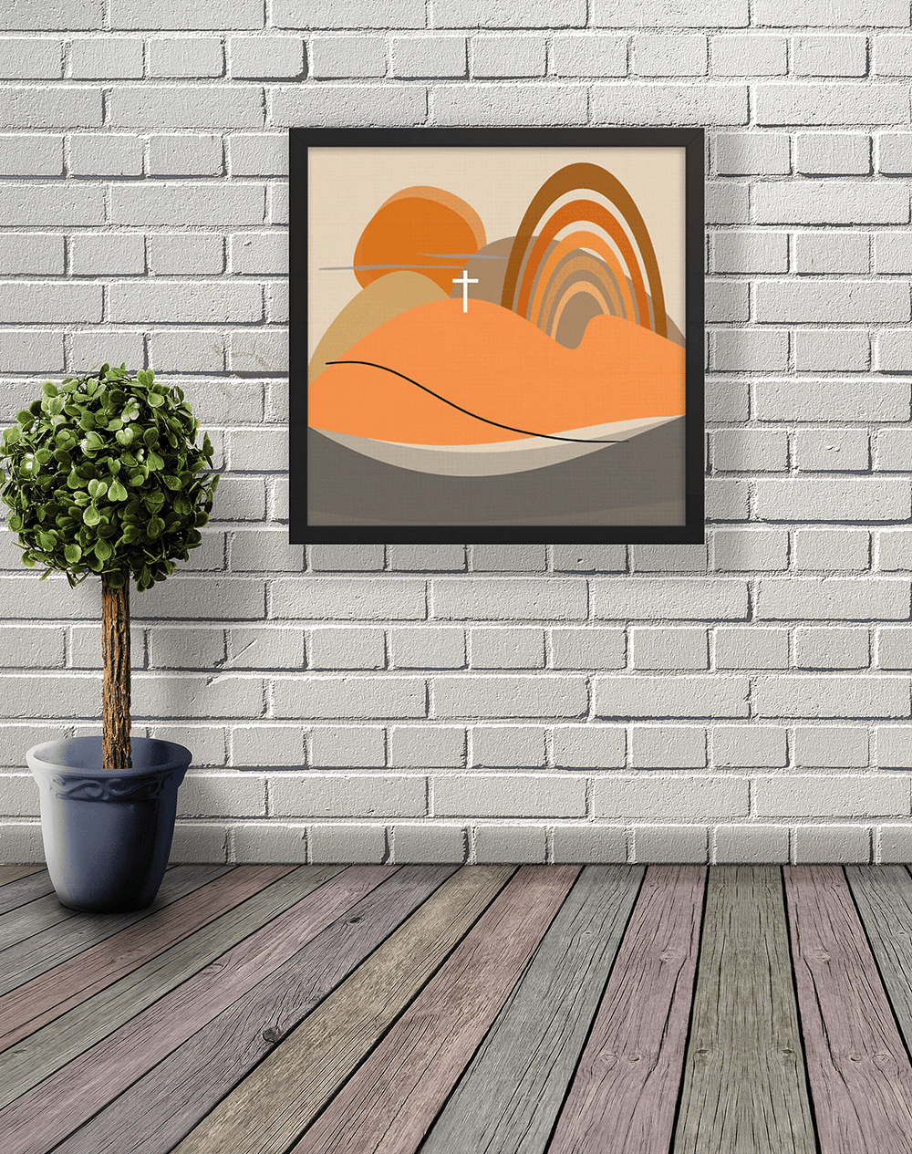 Sha Tin Abstract Shape & Line Modern Art Matte Poster, Poster, $ 26.00, A Moment Of Now™