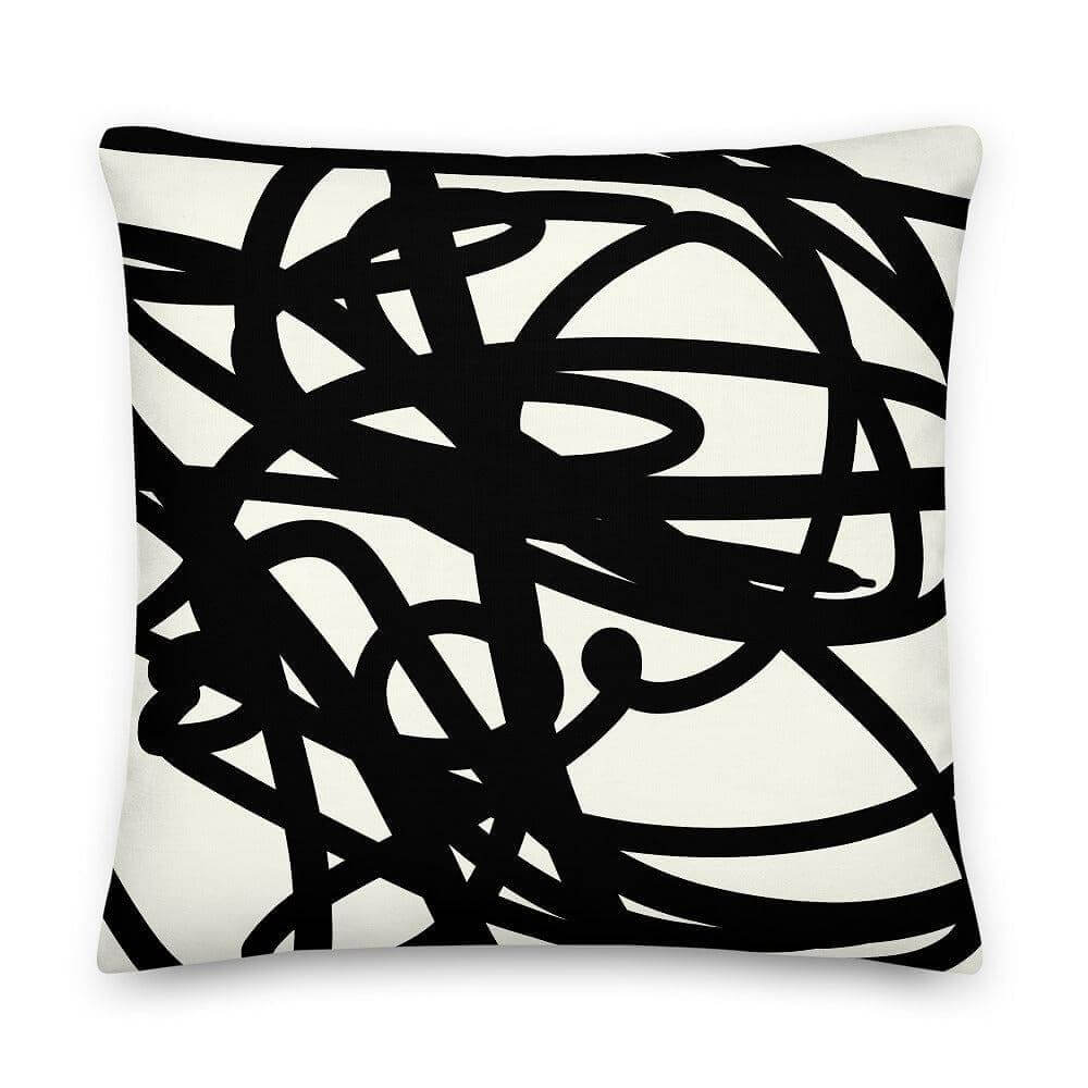 Shae Minimalist Abstract Brush Paint Premium Decorative Throw Pillow Cushion, Pillow, $ 71.50, A Moment Of Now™