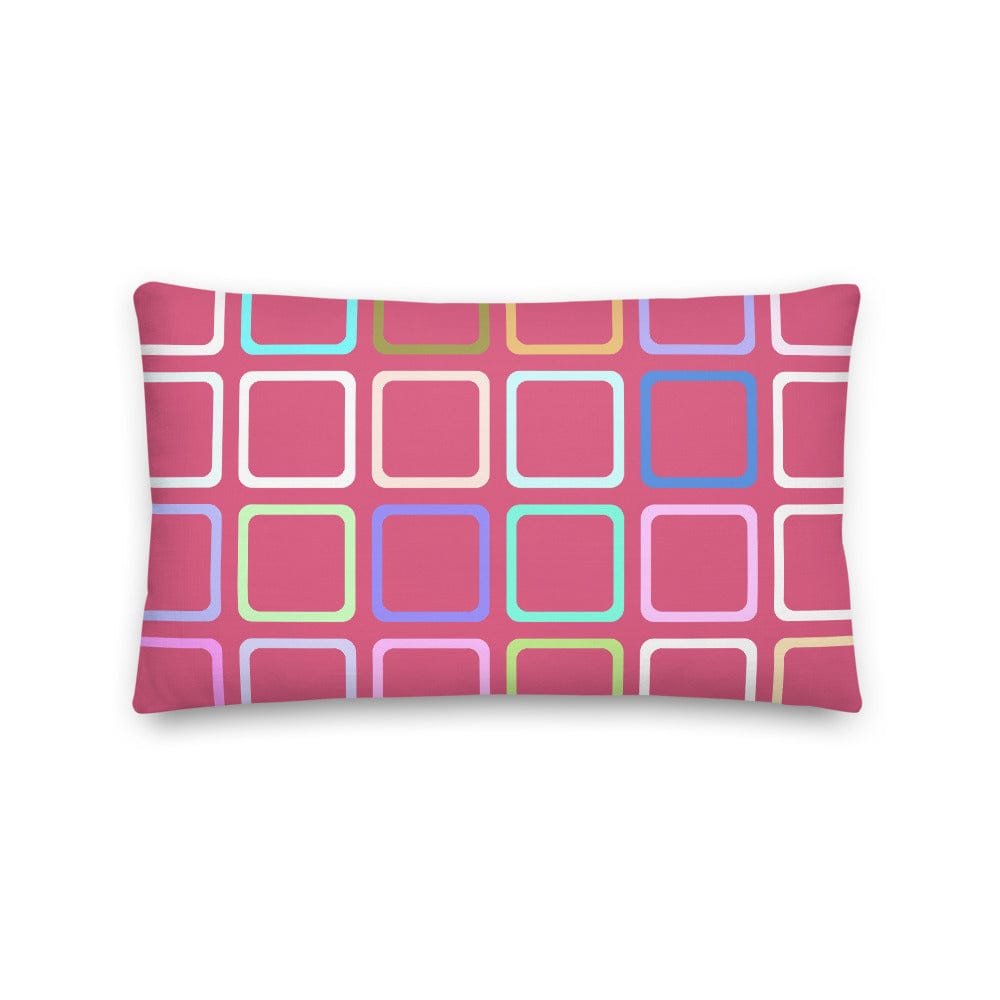Shop Sofie Square Blush Pattern Premium Decorative Throw Pillow Cushion, Pillow, USA Boutique