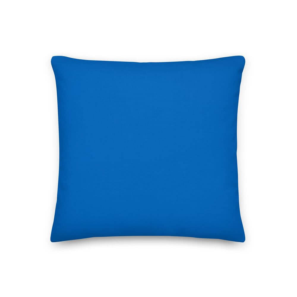 Spanish Blue Premium Decorative Throw Pillow | Bright Blue Decor, Throw Pillows, $ 61.50, A Moment Of Now™