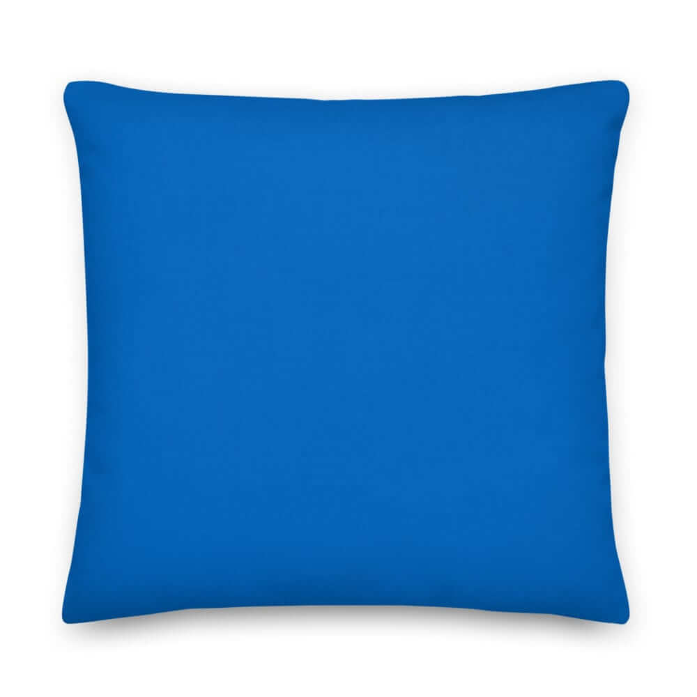 Spanish Blue Premium Decorative Throw Pillow | Bright Blue Decor, Throw Pillows, $ 61.50, A Moment Of Now™