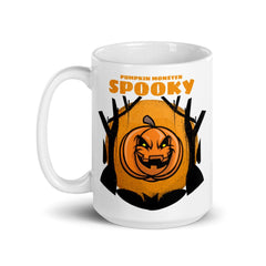 Shop Spooky Pumpkin Monster Halloween Coffee Tea Cup Mug, Mug, USA Boutique
