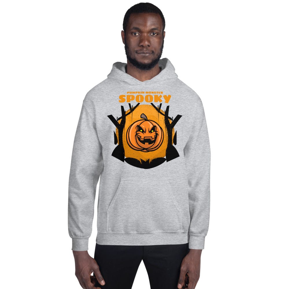 Shop Spooky Pumpkin Monster Halloween Unisex Hoodie, Hoodie, USA Boutique