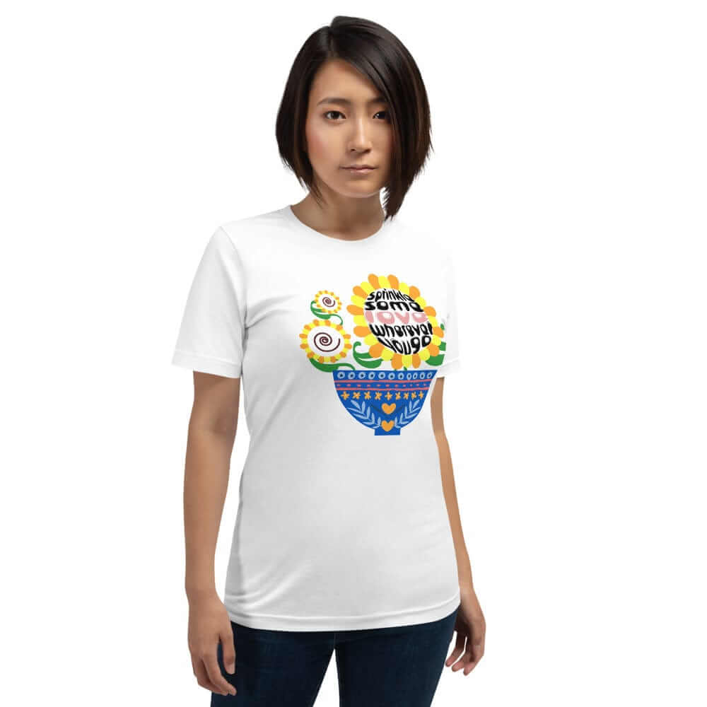 Sprinkle Some Love Wherever You Go Short-Sleeve Unisex T-Shirt, Clothing T-shirts, $ 37.00, A Moment Of Now™