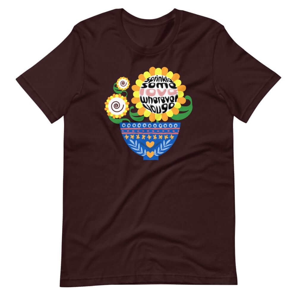 Sprinkle Some Love Wherever You Go Short-Sleeve Unisex T-Shirt, Clothing T-shirts, $ 39.00, A Moment Of Now™