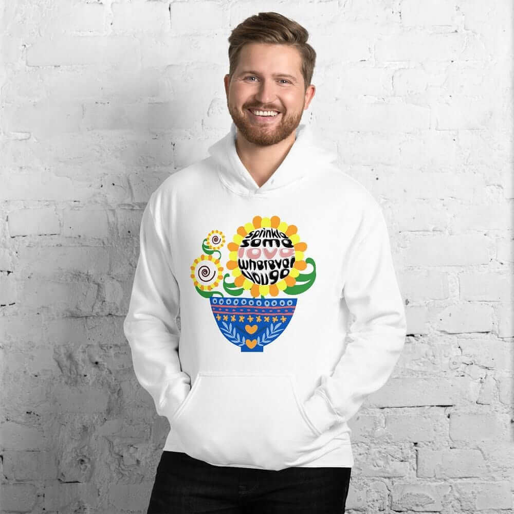 Sprinkle Some Love Wherever You Go Unisex Hoodie, Hoodie, $ 41.50, A Moment Of Now™
