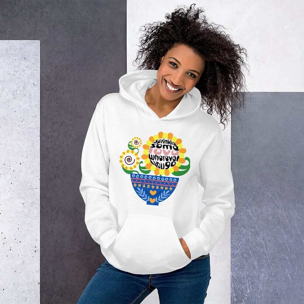 Sprinkle Some Love Wherever You Go Unisex Hoodie, Hoodie, $ 41.50, A Moment Of Now™