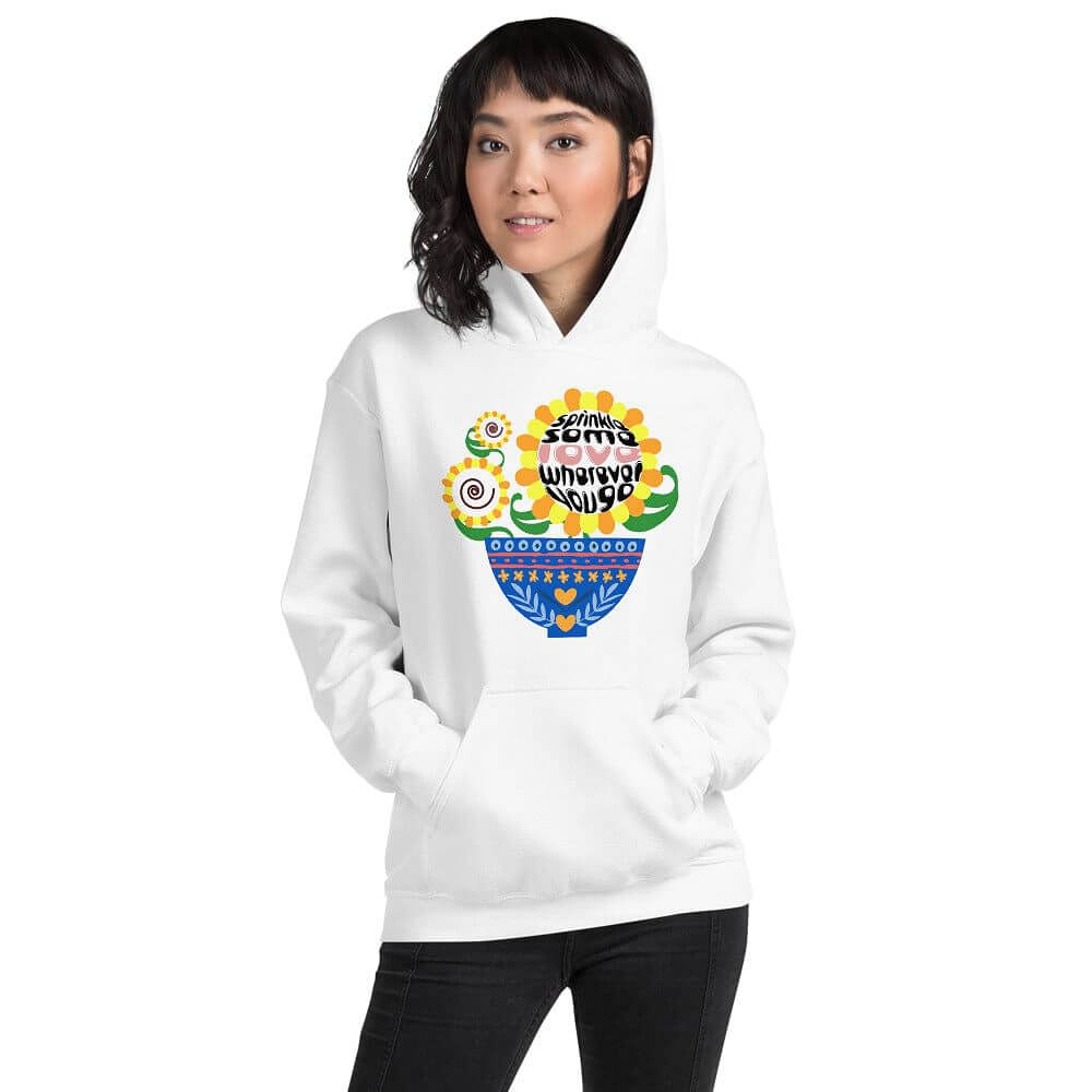 Sprinkle Some Love Wherever You Go Unisex Hoodie, Hoodie, $ 41.50, A Moment Of Now™