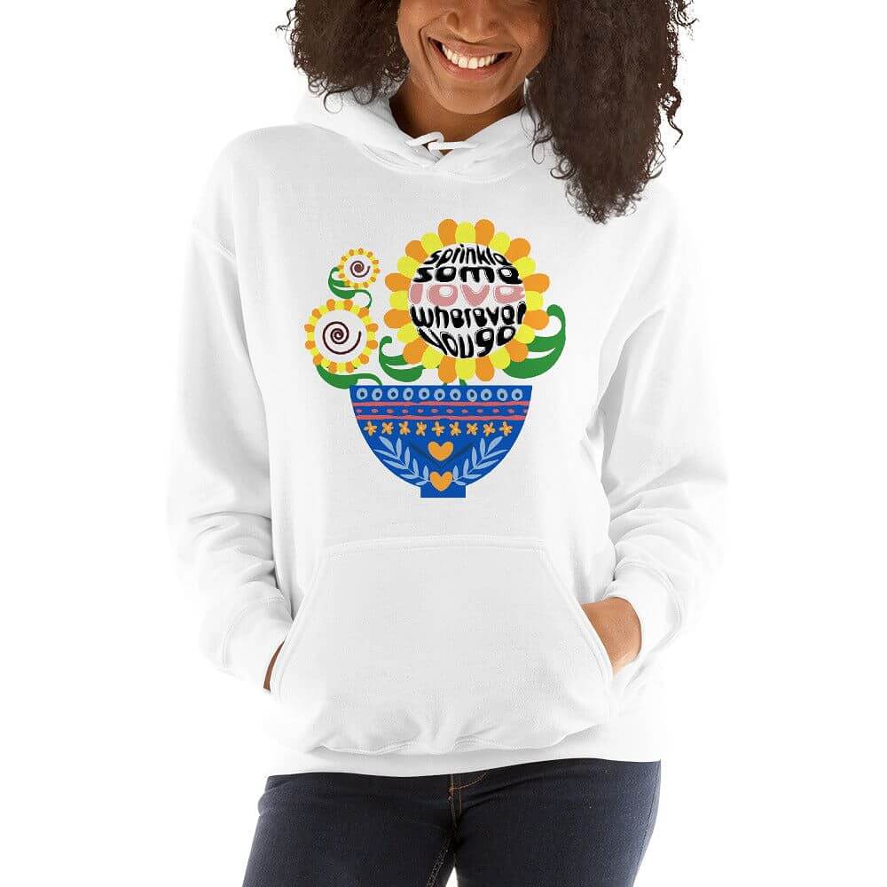Sprinkle Some Love Wherever You Go Unisex Hoodie, Hoodie, $ 41.50, A Moment Of Now™