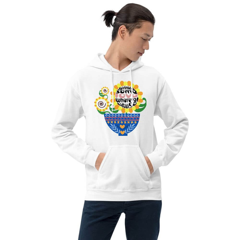 Sprinkle Some Love Wherever You Go Unisex Hoodie, Hoodie, $ 41.50, A Moment Of Now™
