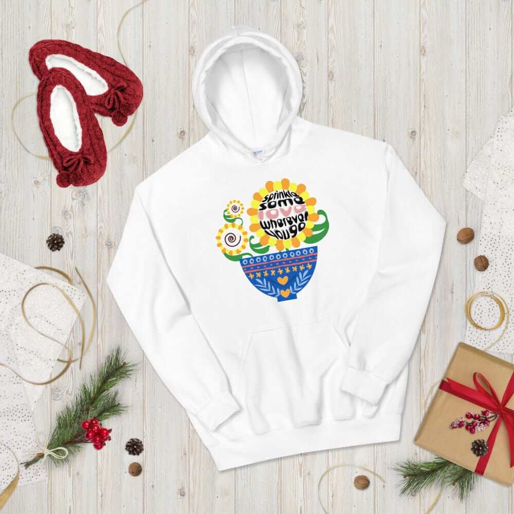 Sprinkle Some Love Wherever You Go Unisex Hoodie, Hoodie, $ 41.50, A Moment Of Now™