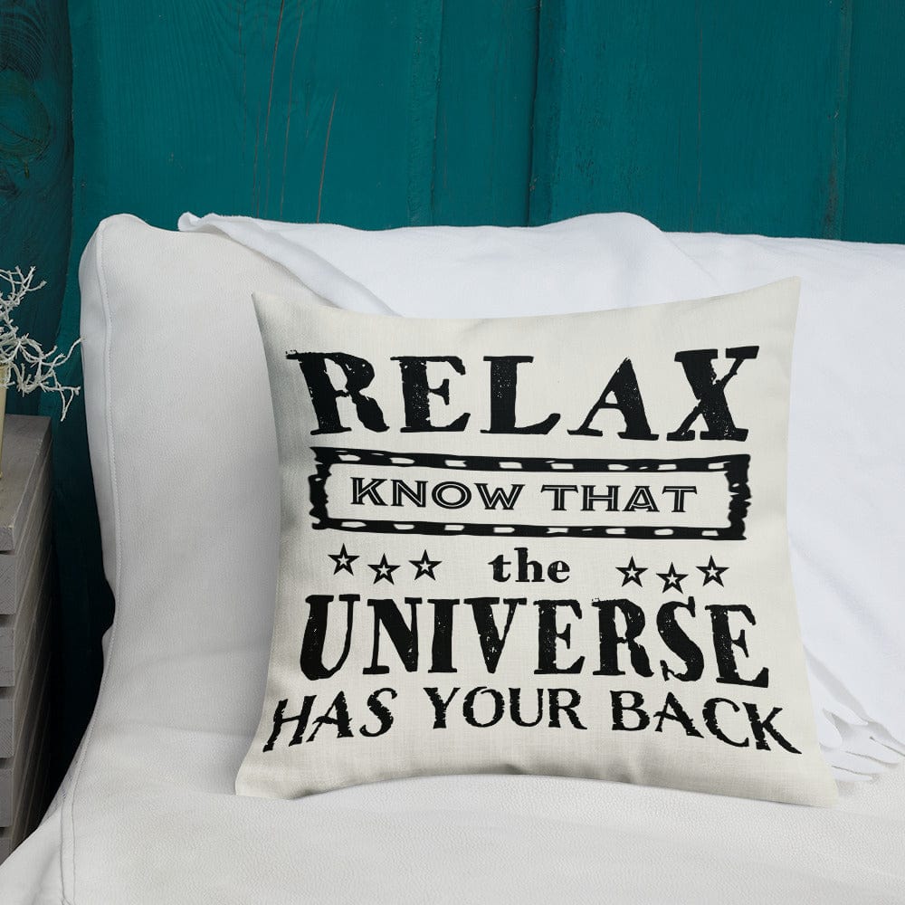 Shop The Universe Has Your Back Inspirational Quote Accent Pillow, Throw Pillows, USA Boutique