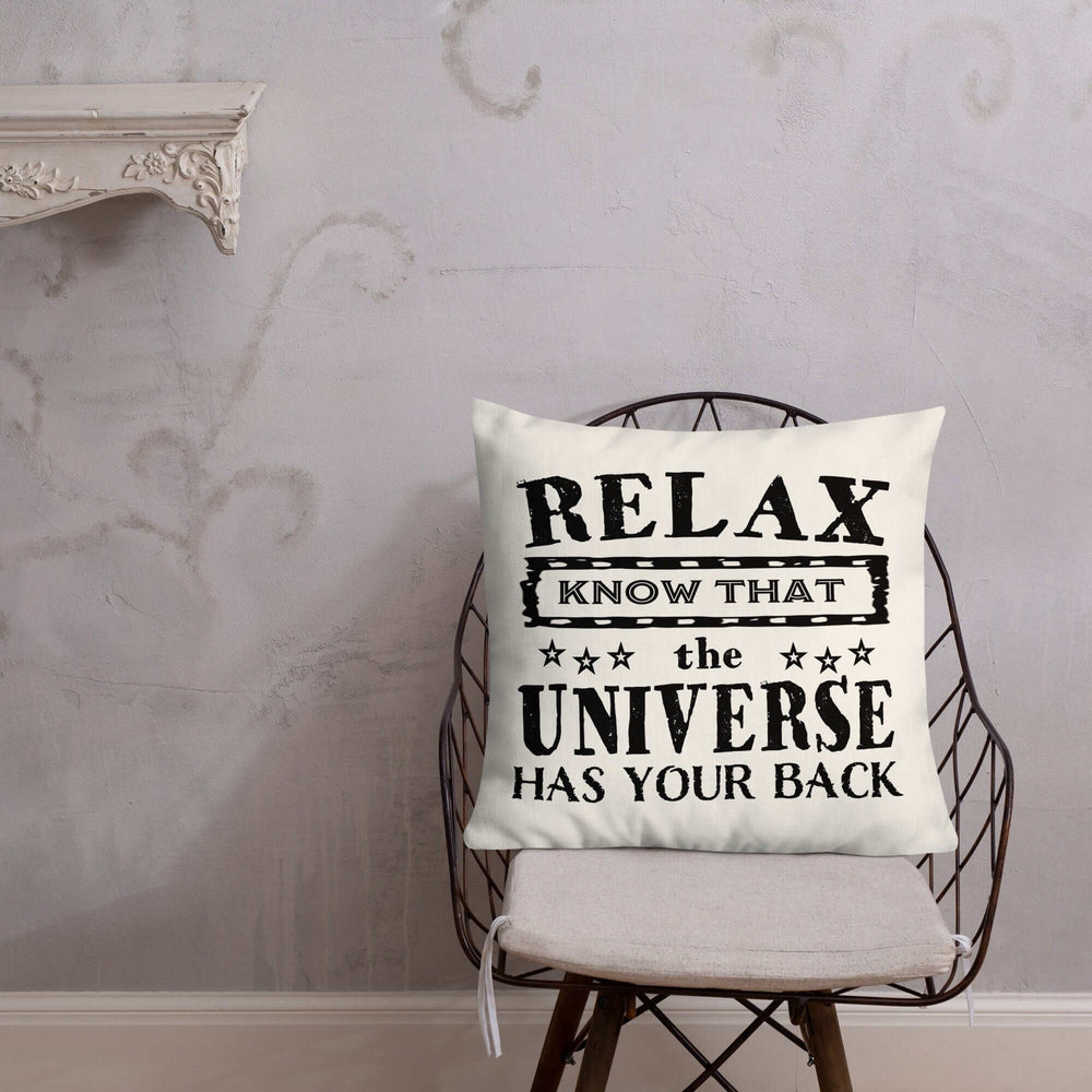 The Universe Has Your Back Inspirational Quote Accent Pillow, Throw Pillows, $ 64.50, A Moment Of Now™