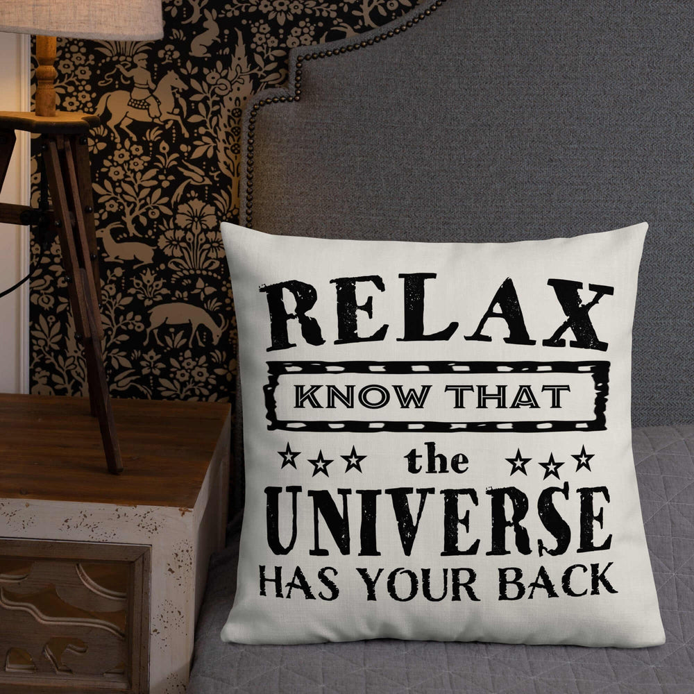 The Universe Has Your Back Inspirational Quote Accent Pillow, Throw Pillows, $ 64.50, A Moment Of Now™