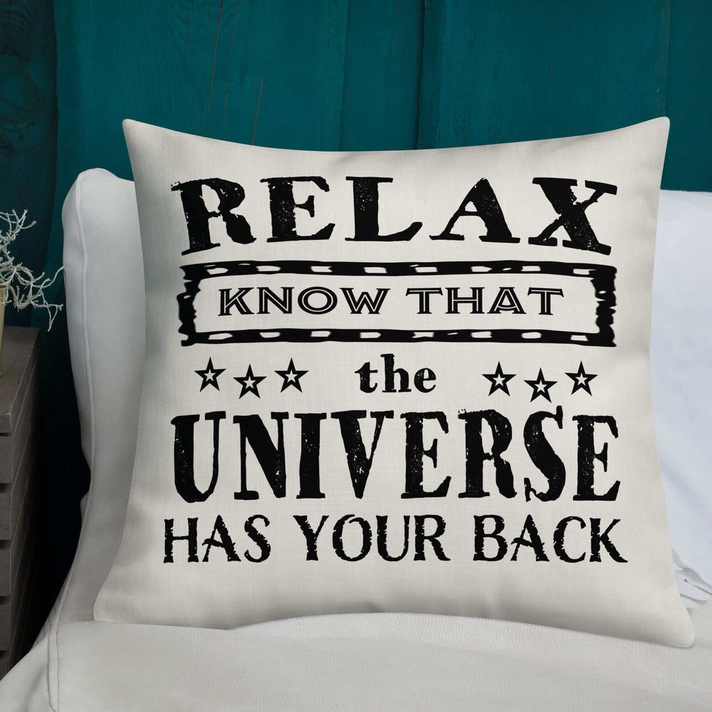 The Universe Has Your Back Inspirational Quote Accent Pillow, Throw Pillows, $ 64.50, A Moment Of Now™