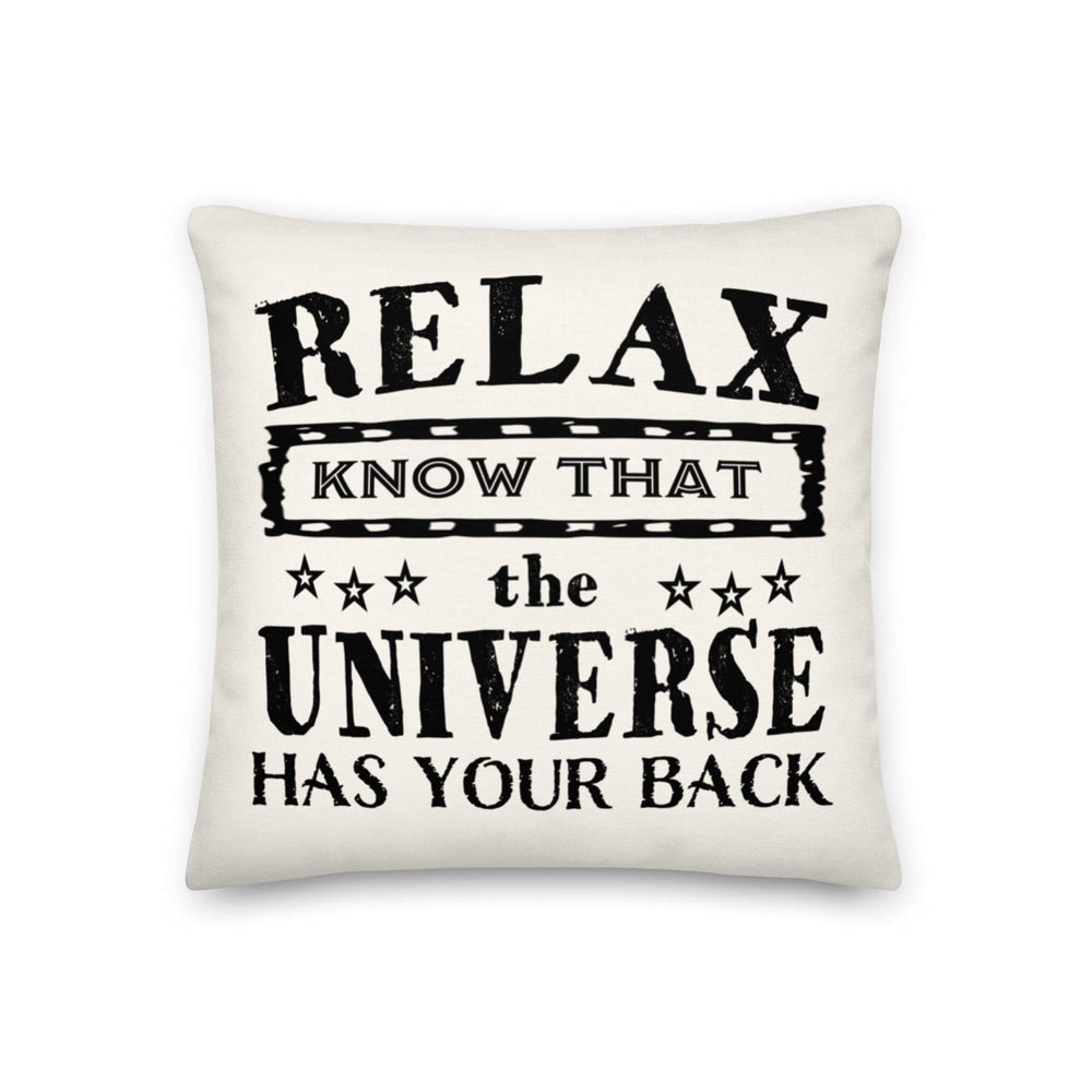 The Universe Has Your Back Inspirational Quote Accent Pillow, Throw Pillows, $ 64.50, A Moment Of Now™