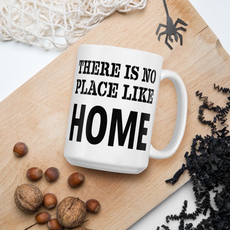 Shop There Is No Place Like Home Inspirational Quote White Glossy Coffee Tea Cup Mug, Mug, USA Boutique