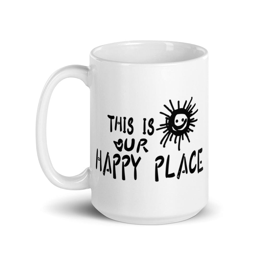 Shop This Is Our Happy Place Inspirational Quote Coffee Tea Cup Mug, Mugs, USA Boutique