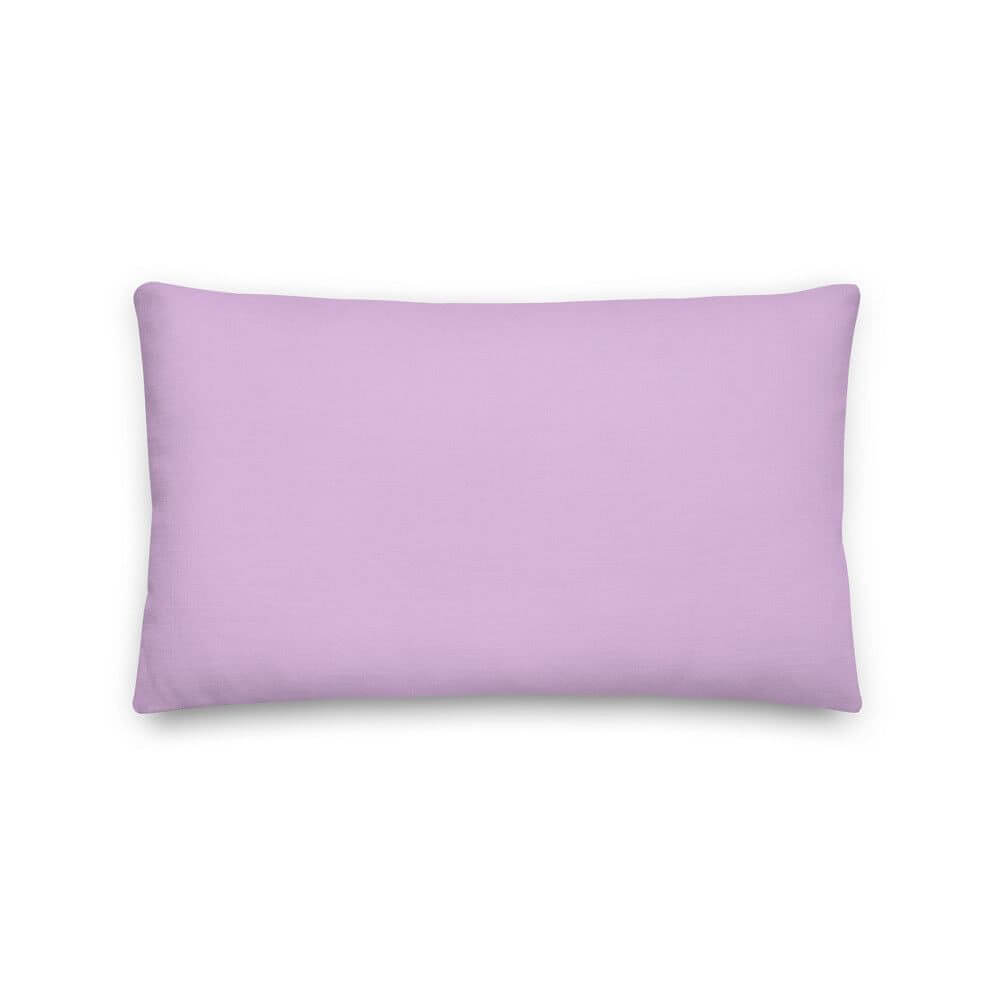 Thistle Pastel Color Premium Pillow | Soft Purple Decor, Throw Pillows, $ 55.00, A Moment Of Now™