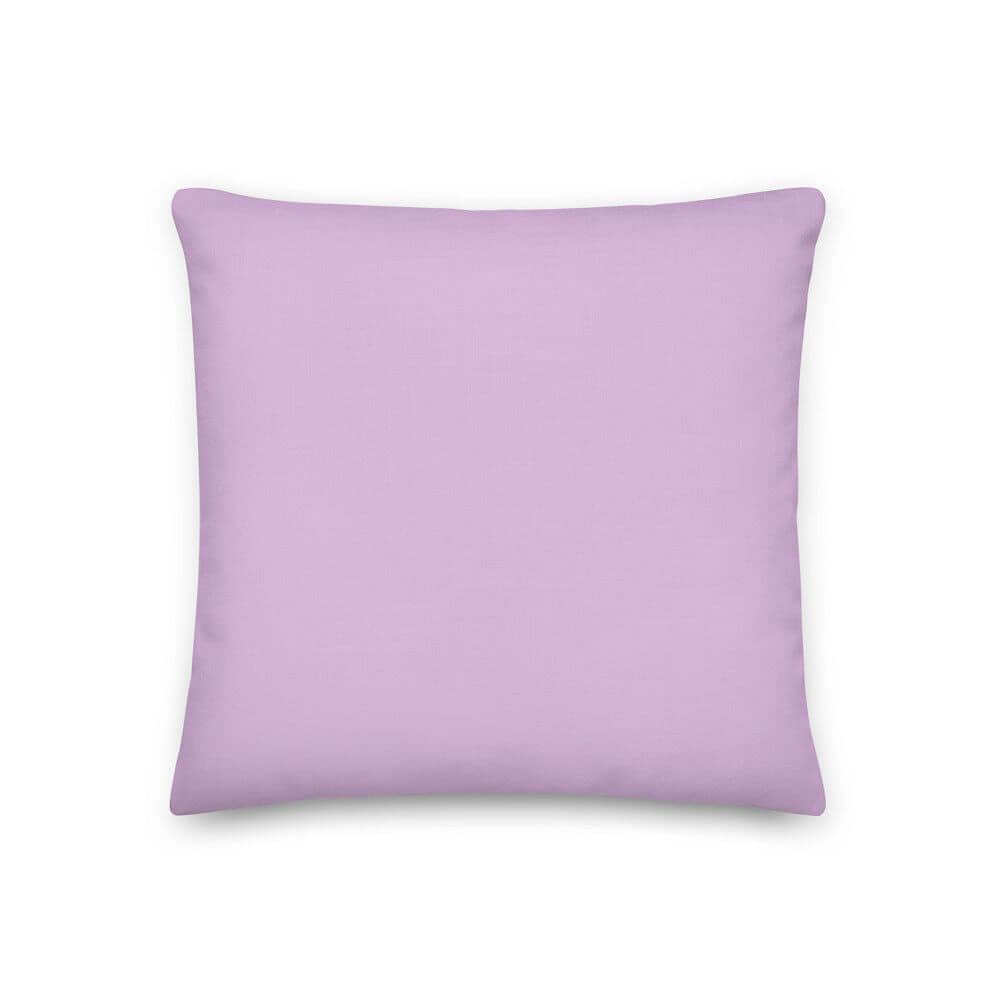 Thistle Pastel Color Premium Pillow | Soft Purple Decor, Throw Pillows, $ 58.00, A Moment Of Now™