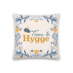 Shop Time to Hygge Lifestyle Premium Decorative Throw Pillow Cushion, Pillow, USA Boutique