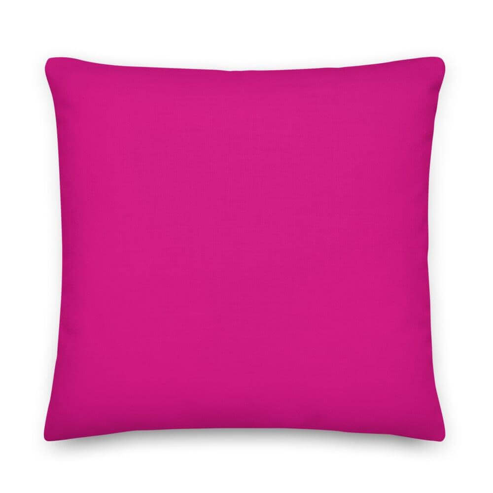 Vivid Cerise Premium Pillow | Bright Pink Bold Decor, Throw Pillows, $ 71.50, A Moment Of Now™