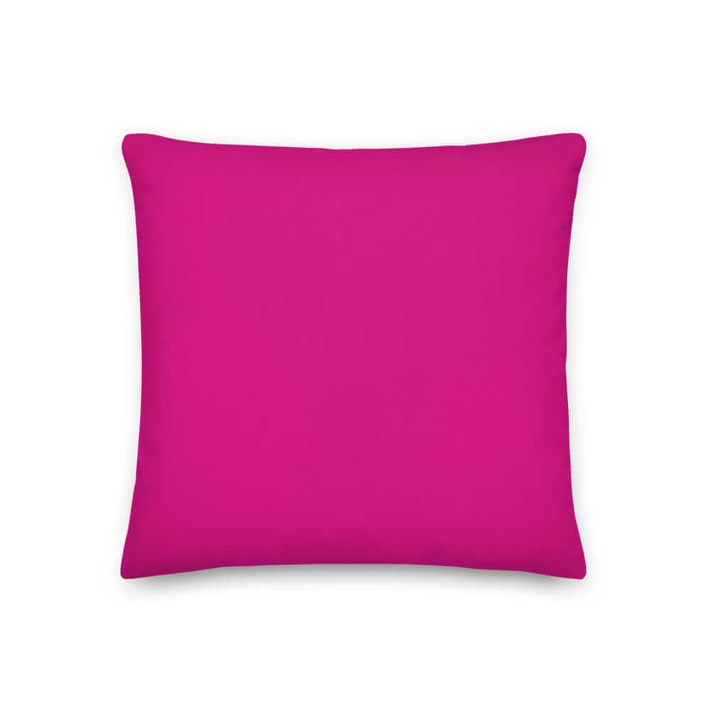 Vivid Cerise Premium Pillow | Bright Pink Bold Decor, Throw Pillows, $ 64.50, A Moment Of Now™