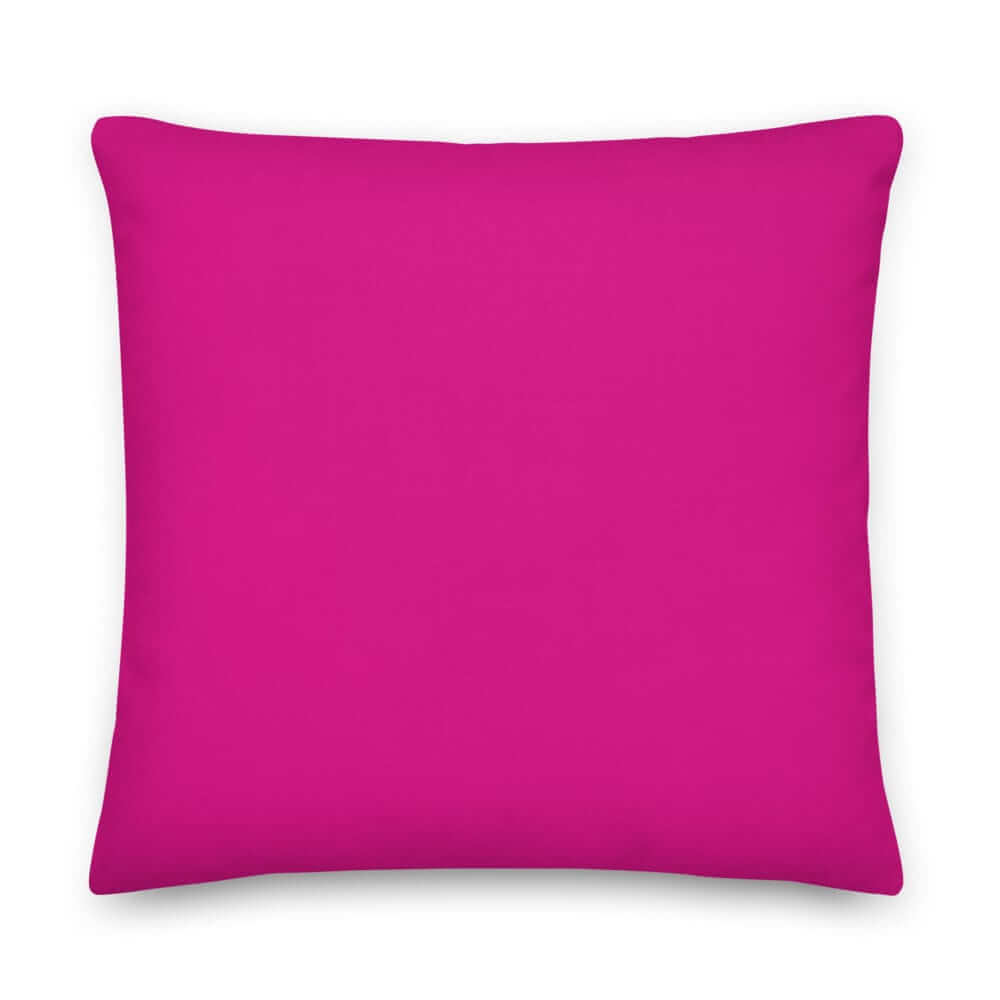Vivid Cerise Premium Pillow | Bright Pink Bold Decor, Throw Pillows, $ 61.50, A Moment Of Now™