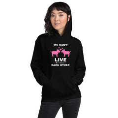 Shop We Can't Live Without Each Other Valentine's Day Unisex Hoodie, Hoodies, USA Boutique
